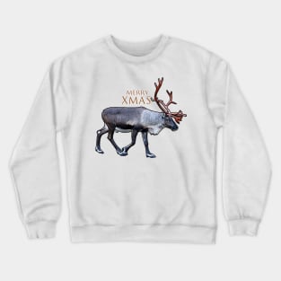 Santa Claus Reindeer Crewneck Sweatshirt